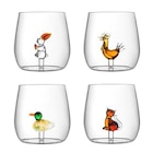 Promo Gobelet en verre avec figurine ambre/vert Médard de Noblat Topies - les 4 pièces à 29,99 € dans le catalogue Botanic à Villeurbanne