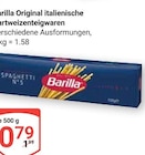 Original italienische Hartweizenteigwaren im Angebot bei GLOBUS in Salzgitter Original italienische Hartweizenteigwaren Angebote von Barilla bei GLOBUS Salzgitter für 0,79 €