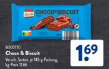Choco & Biscuit von Biscotto für 1,69 € bei ALDI SÜD im Angebot Choco & Biscuit von Biscotto im aktuellen ALDI SÜD Prospekt