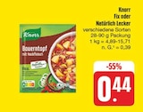 Aktuelles Fix oder Natürlich Lecker Angebot bei EDEKA in Jena ab 0,44 €