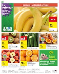 Offre Banane dans le catalogue Carrefour du moment à la page 30