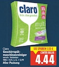 Geschirrspülmaschinenreiniger von Claro im aktuellen E center Prospekt