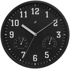 Horloge murale avec thermomètre et hygromètre - AURIOL - Lidl à Saint-Denis Horloge murale avec thermomètre et hygromètre - AURIOL en promo chez Lidl Saint-Denis à 5,99 €