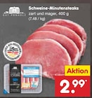 Schweine-Minutensteaks Angebote von Gut Ponholz bei Netto Marken-Discount Stuttgart für 2,99 €