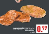 SCHWEINERÜCKENSTEAKS Angebote bei Marktkauf Wesel für 0,99 €