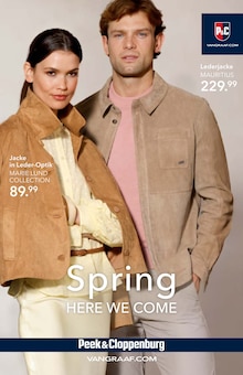 Peek und Cloppenburg Prospekt Spring - HERE WE COME mit 12 Seiten