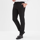 Pantalon droit avec pinces noir homme à 18,19 € dans le catalogue La Halle