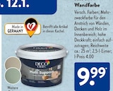 Multi Support Wandfarbe im Angebot bei ALDI SÜD in Kerpen Multi Support Wandfarbe Angebote von DECO CRAFT bei ALDI SÜD Kerpen für 9,99 €