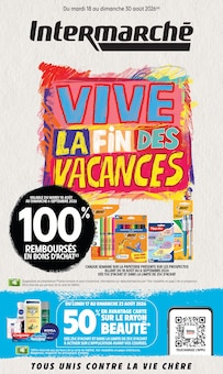 Catalogue Intermarché Contact de la semaine "VIVE LA FIN DES VACANCES" avec 1 pages, valide du 18/08/2026 au 30/08/2026 pour Naucelle et alentours Prospectus Intermarché Contact de la semaine "VIVE LA FIN DES VACANCES" avec 1 pages, valide du 18/08/2026 au 30/08/2026 pour Naucelle et alentours