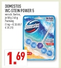 WC-Stein Power 5 im Angebot bei Marktkauf in Remscheid WC-Stein Power 5 Angebote von Domestos bei Marktkauf Remscheid für 1,69 €