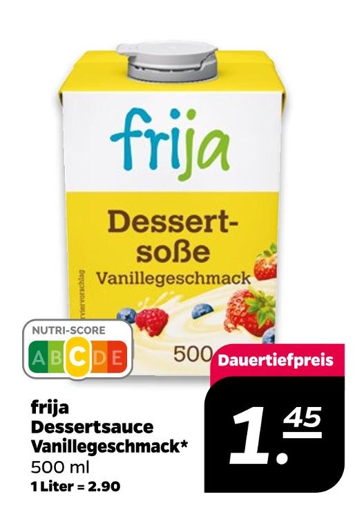 Dessertsauce Vanillegeschmack