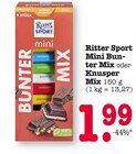 Mini Bunter Mix Angebote von Ritter Sport bei E center Heidelberg für 1,99 €