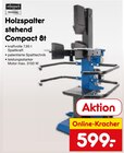 Holzspalter stehend Compact 8t bei Netto Marken-Discount im Prospekt "" für 599,00 €