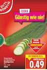 Salatgurken von GUT&GÜNSTIG für 0,49 € bei E center im Angebot Salatgurken von GUT&GÜNSTIG im aktuellen E center Prospekt