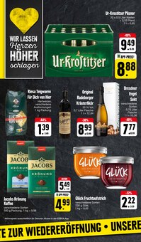 Sekt im EDEKA Prospekt "WIEDERERÖFFNUNG" mit 4 Seiten (Dresden)