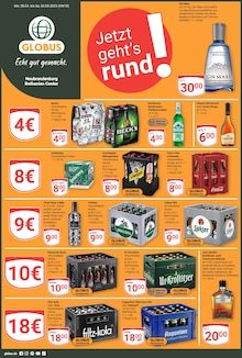 Bier im GLOBUS Prospekt "Aktuelle Angebote" mit 29 Seiten (Neubrandenburg)