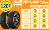 jusqu'a à 120€ en Ticket E.Leclerc sur les Gammes été, hiver et 4 saisons de la marque Michelin - MICHELIN dans le catalogue E.Leclerc