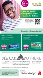 Aktueller mea - meine apotheke Apotheken Prospekt für Rosche: Unsere Juni-Angebote mit 4} Seiten, 01.06.2025 - 30.06.2025