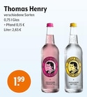 Wild Berry, Tonic Water Angebote von Thomas Henry bei Trink und Spare Gladbeck für 1,99 €