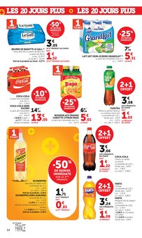 Promotion Candia dans le prospectus Super U, valable du 29/09/2026 au 11/10/2026 Promo Candia dans le catalogue Super U du moment à la page 14