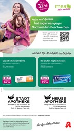 mea - meine apotheke Prospekt für Schwaigern mit 4 Seiten mea - meine apotheke Prospekt für Schwaigern: "Unsere Oktober-Angebote", 4 Seiten, 01.10.2025 - 31.10.2025