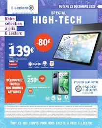 Catalogue E.Leclerc "Spécial High-Tech" à Paris et alentours, 16 pages, 05/12/2023 - 23/12/2023