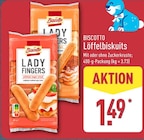 Löffelbiskuits mit Zuckerkruste von Biscotto für 1,49 € bei ALDI Nord im Angebot Löffelbiskuits mit Zuckerkruste von Biscotto im aktuellen ALDI Nord Prospekt