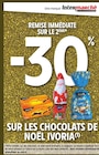 -30 % remise immédiate sur le 2ème sur les chocolats de noël Ivoria à Intermarché Hyper dans Saint-Etienne-de-Cuines