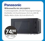 Mikrowelle NN-SM22QBEPG bei V-Markt im Prospekt "" für 74,90 €