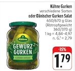 nah und gut Torgau - Gurken Angebot im Prospekt Gurken bei nah und gut im Torgau Prospekt für 1,79 €