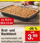 Aktuelle Backzubehör Angebote bei Zimmermann in Göttingen Aktuelles Brat- und Backblech Angebot bei Zimmermann in Göttingen ab 3,99 €