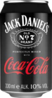 Aktuelles Jack Daniel's & Coca-Cola Angebot bei Getränkewelt in Erkrath ab 2,29 €