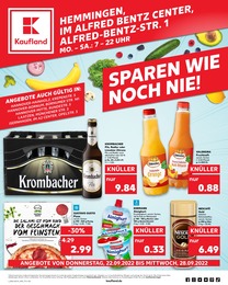 Kaufland Prospekt für Hannover mit 51 Seiten Kaufland Prospekt für Hannover: "Aktuelle Angebote", 51 Seiten, 22.09.2022 - 28.09.2022