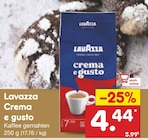 Aktuelle Lavazza Angebote bei Netto Marken-Discount in Paderborn Aktuelles Crema e gusto Angebot bei Netto Marken-Discount in Paderborn ab 4,44 €