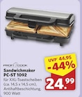 Sandwichmaker PC-ST 1092 bei combi im Aschendorf Prospekt für 24,99 €