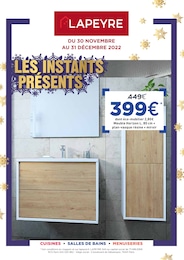 Lapeyre Catalogue "Les instants présents", 1 page, Montreuil,  30/11/2022 - 31/12/2022