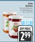 Konfitüre Bio von d'arbo im aktuellen E xpress Prospekt für 2,99 €