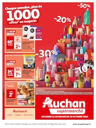 Auchan Supermarché Catalogue "Chaque semaine, plus de 1000 offres en magasin", 24 pages, Angliers,  15/10/2024 - 20/10/2024