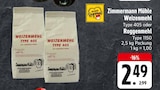 Weizenmehl Type 405 im Angebot bei EDEKA in Würzburg Weizenmehl Type 405 Angebote von Zimmermann Mühle bei EDEKA Würzburg für 2,49 €
