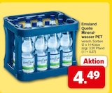 famila Nordwest Alfstedt - Mineralwasser PET Angebot im Prospekt Mineralwasser PET bei famila Nordwest im Alfstedt Prospekt für 4,49 €