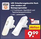 LED Orientierungsleuchte flach oder modern mit Bewegungsmelder im Netto Marken-Discount Prospekt LED Orientierungsleuchte flach oder modern mit Bewegungsmelder von star im aktuellen Netto Marken-Discount Prospekt für 9,99 €