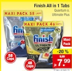 Aktuelle Geschirrspüler Angebote bei Zimmermann in Hannover Aktuelles Quantum All in 1 Tabs Angebot bei Zimmermann in Hannover ab 7,99 €