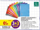 Chemise à élastiques 3 rabats 24x32 cm - EXACOMPTA en promo chez Intermarché Chemise à élastiques 3 rabats 24x32 cm - EXACOMPTA dans le catalogue Intermarché