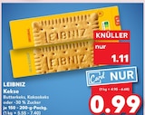 Butterkeks oder Kakaokeks von LEIBNIZ im aktuellen Kaufland Prospekt für 0,99 €