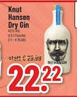 Dry Gin Angebote von Knut Hansen bei Trinkgut Borken für 22,22 €