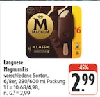 nah und gut Sehmatal-Cranzahl - Magnum Eis Angebot im Prospekt Magnum Eis bei nah und gut im Sehmatal-Cranzahl Prospekt für 2,99 €