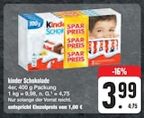 Schokolade im Angebot bei E center in Nürnberg Schokolade Angebote von Kinder bei E center Nürnberg für 3,99 €