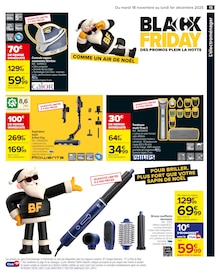 Promotion Aspirateur dans le prospectus Carrefour, valable du 18/11/2025 au 01/12/2025 Promo Aspirateur dans le catalogue Carrefour du moment à la page 17