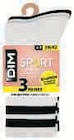 Lot de 3 paires de socquettes de sport femme ou homme - DIM dans le catalogue Super U