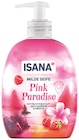 Seife im Spender von Isana für 0,65 € bei Rossmann im Angebot Seife im Spender von Isana im aktuellen Rossmann Prospekt